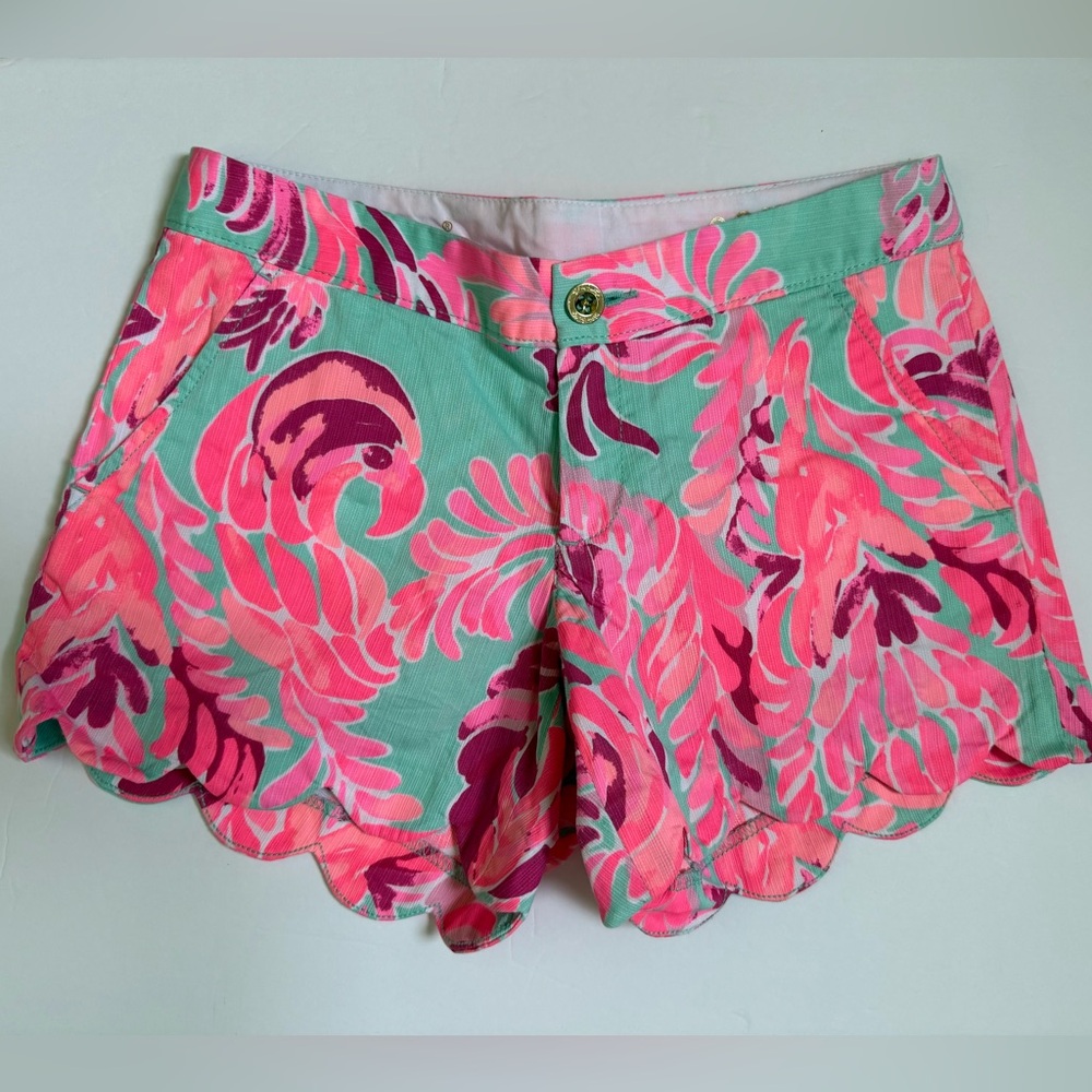 Lilly Pulitzer Buttercup Shorts Love Birds